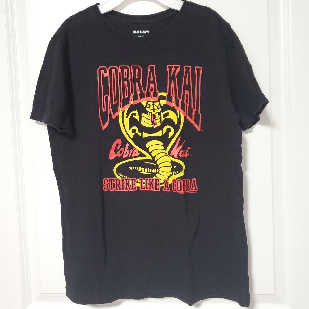Old Navy Cobra Kai Strike T-Shirt Size XL (14-16)